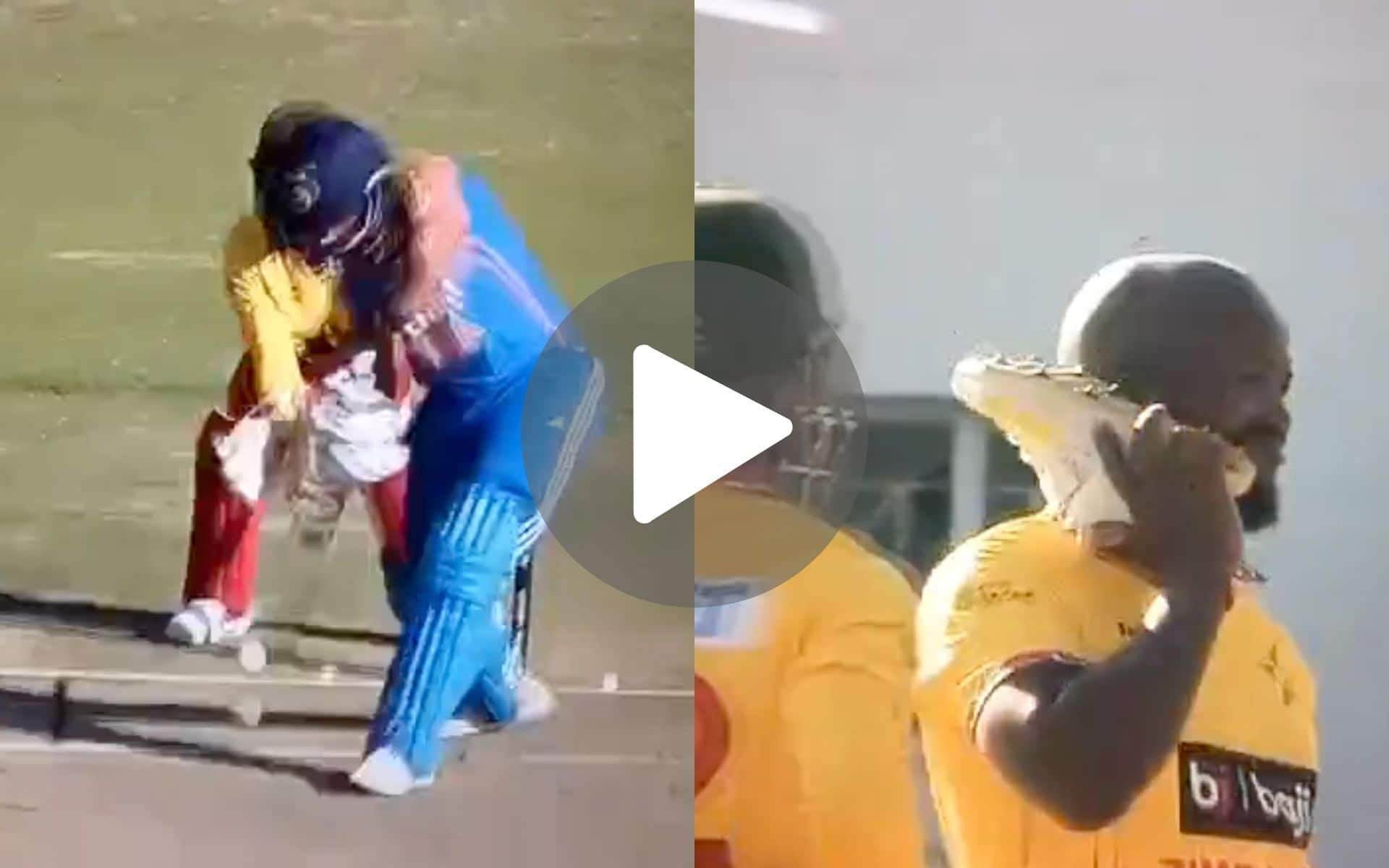 [Watch] Luke Jongwe's Unique 'Shoe Celebration' After Dismissing Debutant Dhruv Jurel